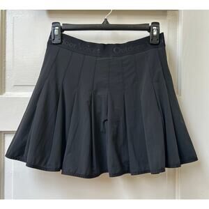 Outdoor Voices Black Exercise Pleated Skort Size Small Flared Tennis